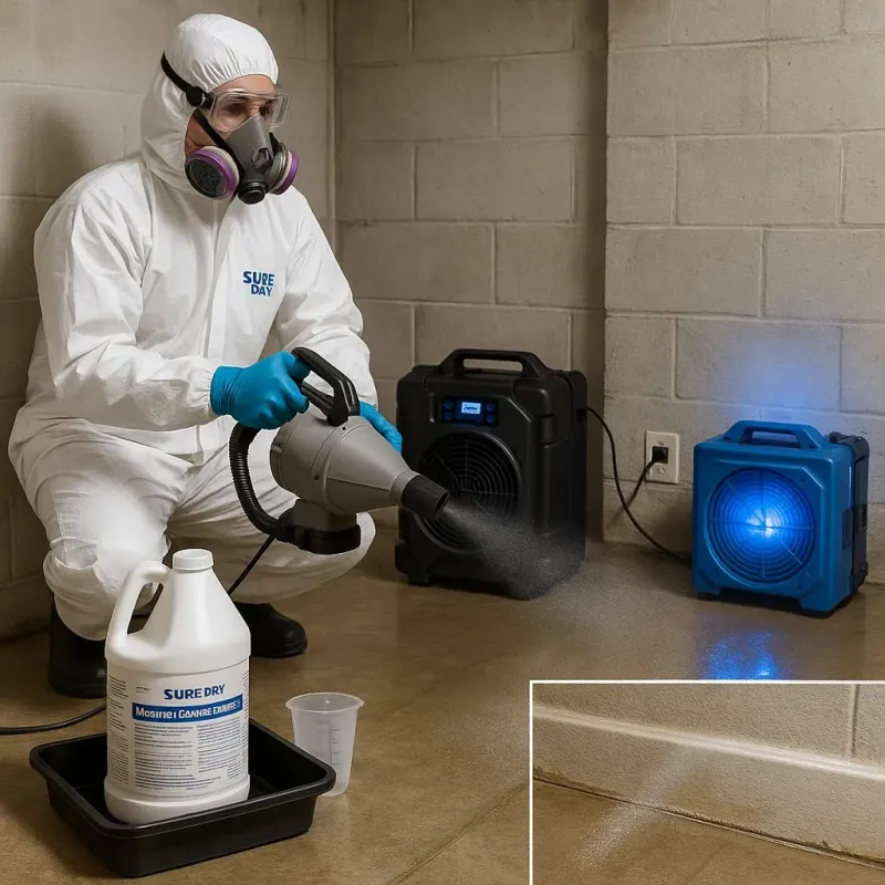 Sanitization and Odor Removal process in Fairfax, CA