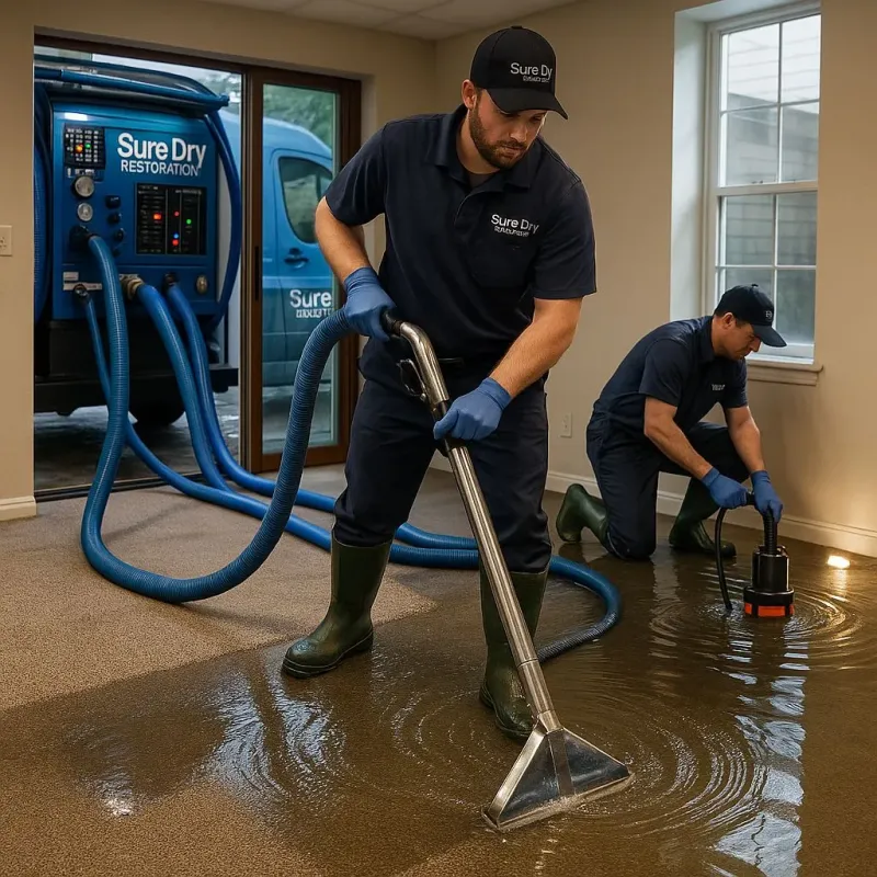 Water Extraction and Removal process in Fairfax, CA